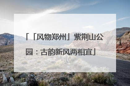 「风物郑州」紫荆山公园：古韵新风两相宜