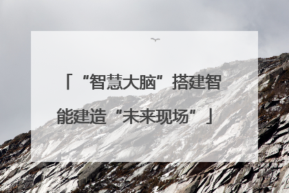“智慧大脑”搭建智能建造“未来现场”