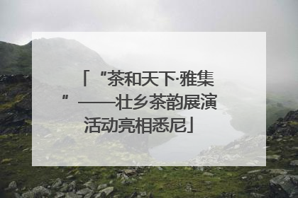 “茶和天下·雅集”——壮乡茶韵展演活动亮相悉尼
