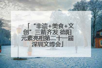 “非遗+美食+文创”三箭齐发 德阳元素亮相第二十一届深圳文博会