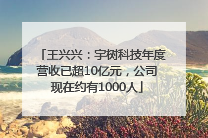 王兴兴：宇树科技年度营收已超10亿元，公司现在约有1000人