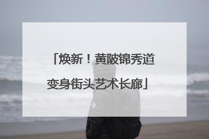 焕新！黄陂锦秀道变身街头艺术长廊