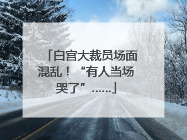 白宫大裁员场面混乱！“有人当场哭了”……