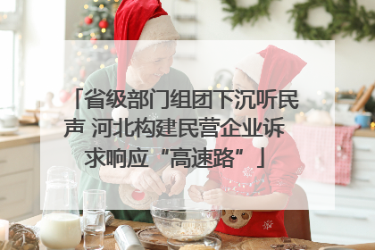 省级部门组团下沉听民声 河北构建民营企业诉求响应“高速路”