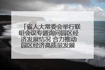 省人大常委会举行联组会议专题询问园区经济发展情况 合力推动园区经济高质量发展 王宁主持会议并讲话 王予波带队到会应询