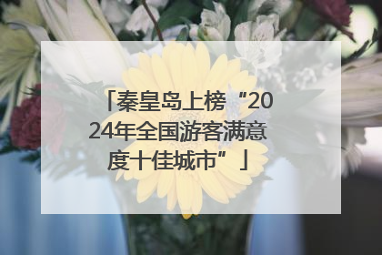 秦皇岛上榜“2024年全国游客满意度十佳城市”