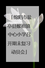 绵阳市盐亭县嫘祖镇中心小学召开期末复习动员会