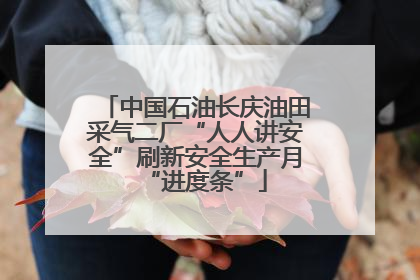 中国石油长庆油田采气二厂“人人讲安全”刷新安全生产月“进度条”