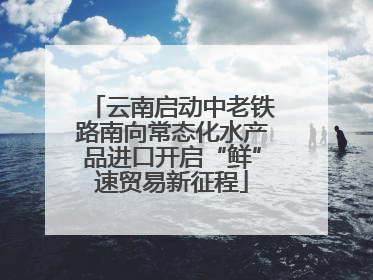 云南启动中老铁路南向常态化水产品进口开启“鲜”速贸易新征程