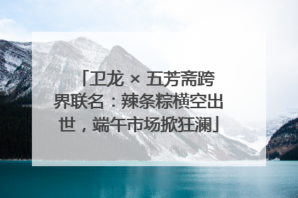 卫龙 × 五芳斋跨界联名：辣条粽横空出世，端午市场掀狂澜