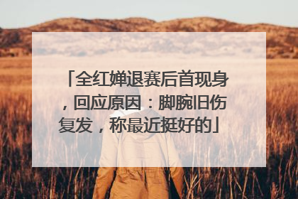 全红婵退赛后首现身,回应原因:脚腕旧伤复发,称最近挺好的
