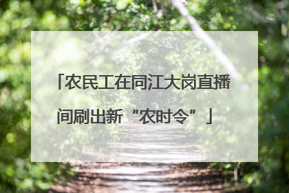 农民工在同江大岗直播间刷出新“农时令”