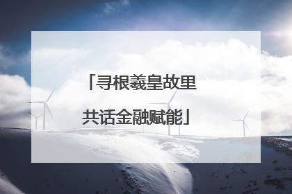 寻根羲皇故里 共话金融赋能