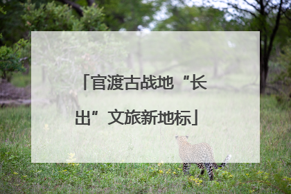 官渡古战地“长出”文旅新地标