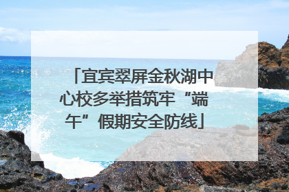 宜宾翠屏金秋湖中心校多举措筑牢“端午”假期安全防线