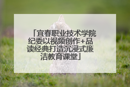 宜春职业技术学院纪委以视频创作+品读经典打造沉浸式廉洁教育课堂