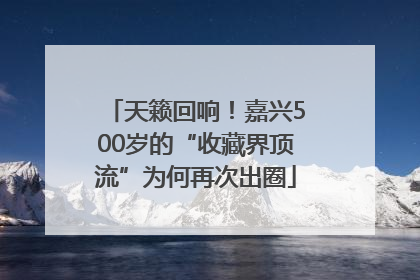 天籁回响！嘉兴500岁的“收藏界顶流”为何再次出圈