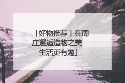 好物推荐｜在周庄邂逅造物之美 生活更有趣
