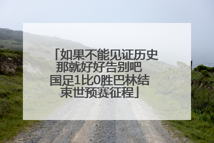 如果不能见证历史 那就好好告别吧 国足1比0胜巴林结束世预赛征程