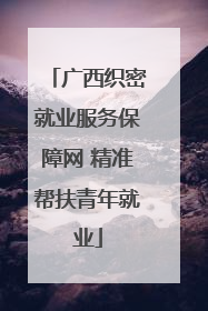 广西织密就业服务保障网 精准帮扶青年就业