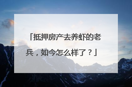 抵押房产去养虾的老兵，如今怎么样了？