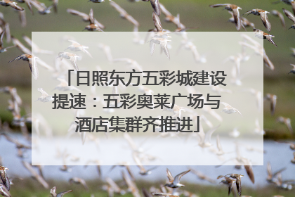 日照东方五彩城建设提速：五彩奥莱广场与酒店集群齐推进