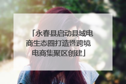 永春县启动县域电商生态圈打造暨跨境电商集聚区创建