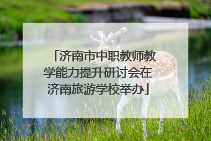 济南市中职教师教学能力提升研讨会在济南旅游学校举办