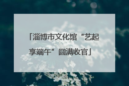 淄博市文化馆“艺起享端午”圆满收官