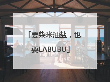 要柴米油盐，也要LABUBU