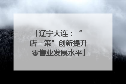 辽宁大连：“一店一策”创新提升零售业发展水平