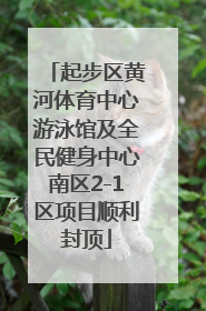 起步区黄河体育中心游泳馆及全民健身中心南区2-1区项目顺利封顶