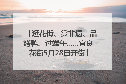 逛花街、赏非遗、品烤鸭、过端午……宜良花街5月28日开街