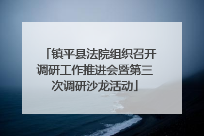 镇平县法院组织召开调研工作推进会暨第三次调研沙龙活动
