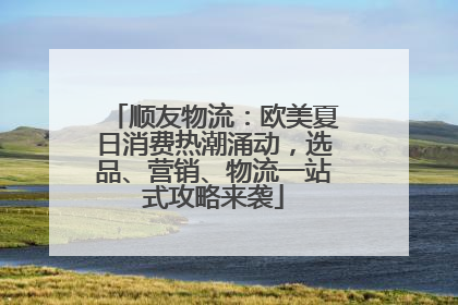 顺友物流：欧美夏日消费热潮涌动，选品、营销、物流一站式攻略来袭