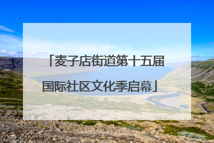 麦子店街道第十五届国际社区文化季启幕