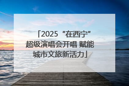 2025“在西宁”超级演唱会开唱 赋能城市文旅新活力