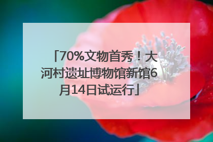 70%文物首秀！大河村遗址博物馆新馆6月14日试运行